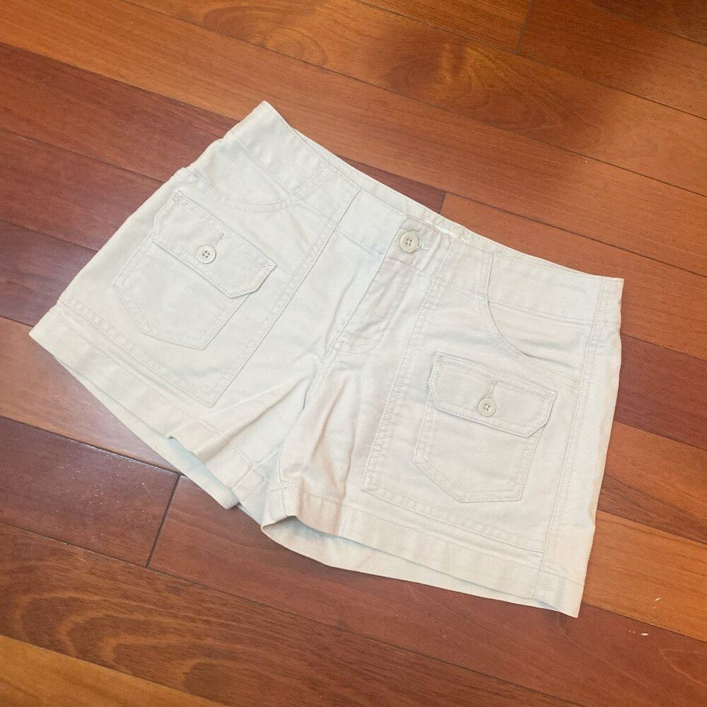 Tan Linen Shorts size 2 Old Navy